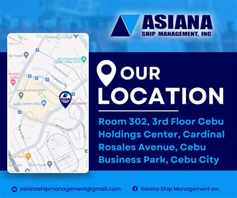 Asiana Ship Management Inc in Cebu City, Cebu .